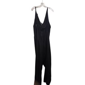 ASOS Women's Black Jumpsuit, Wide Leg, Size 14